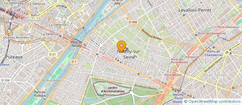 localisation de l'entreprise BARY EUROPE à NEUILLY-SUR-SEINE