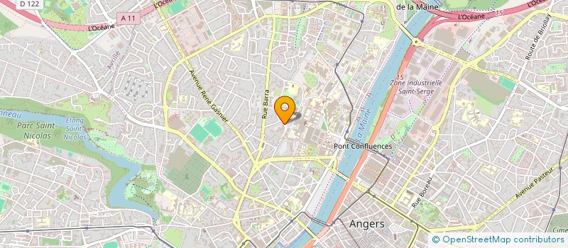 localisation de l'entreprise BARY'S EXPRESS  ANGERS