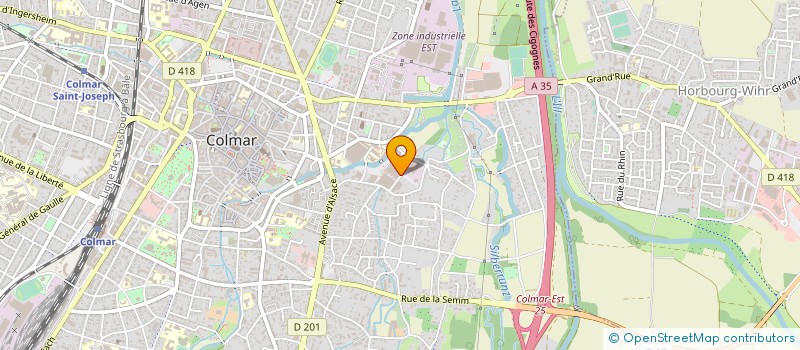 localisation de l'entreprise BARYAS  COLMAR