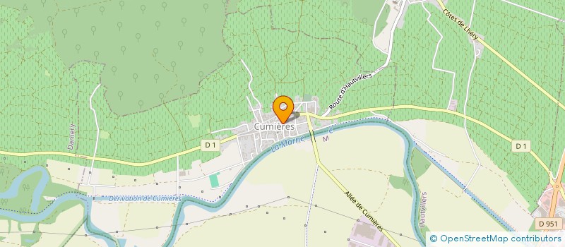 localisation de l'entreprise BARYCENTRE CONSEIL  CUMIERES