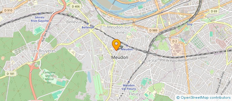 localisation de l'entreprise BARYON  MEUDON