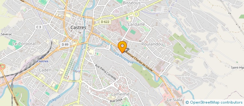 localisation de l'entreprise BARYONYX  CASTRES