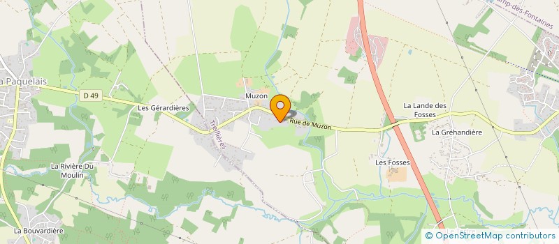 localisation de l'entreprise BARZINVEST  TREILLIERES