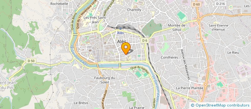 localisation de l'entreprise BAS  ALES