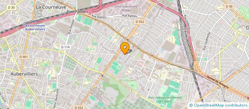 localisation de l'entreprise BAS BATIMENT à LA COURNEUVE