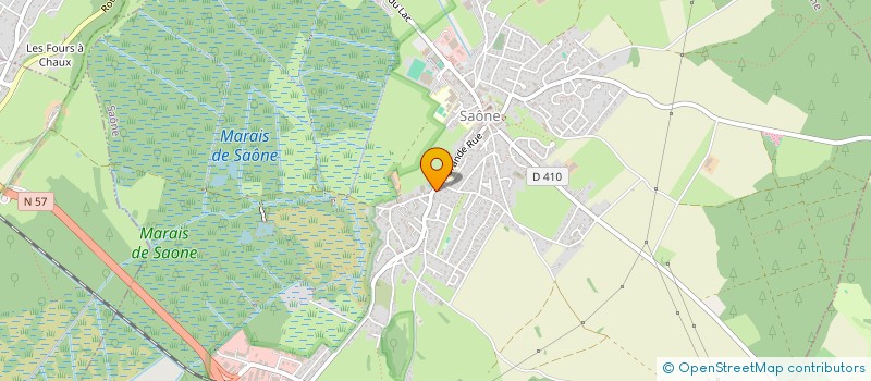 localisation de l'entreprise BAS & BERNARD PRO  SAONE