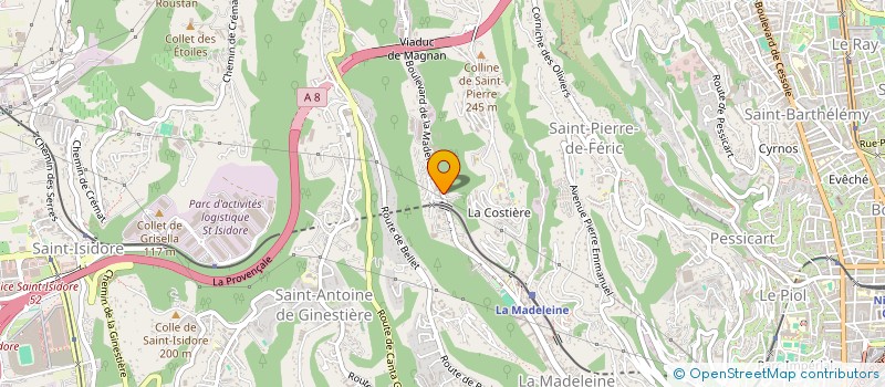 localisation de l'entreprise BAS CONSTRUCTION  NICE