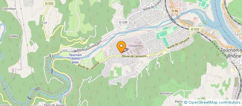 localisation de l'entreprise BAS & FILS à TOURNON-SUR-RHONE