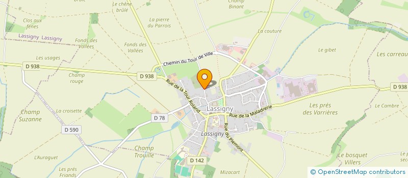 localisation de l'entreprise BAS ILOTS  CREPY