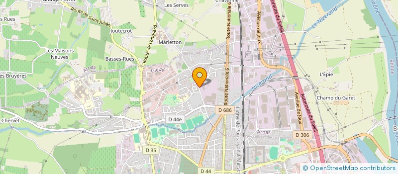 localisation de l'entreprise BAS IMMO  GLEIZE