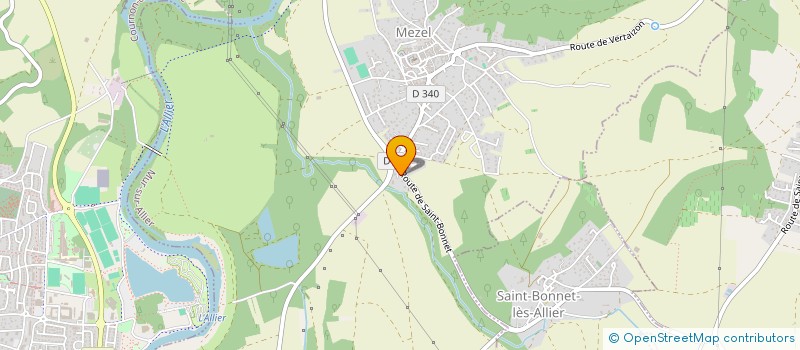 localisation de l'entreprise BAS LIVRADOIS à MUR-SUR-ALLIER