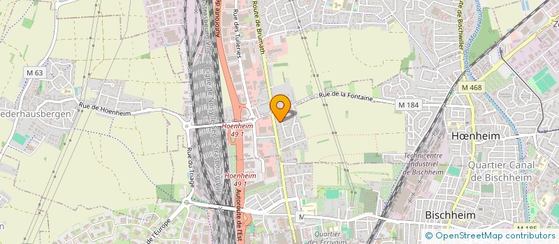 localisation de l'entreprise BAS-RHIN RENOV  HNHEIM