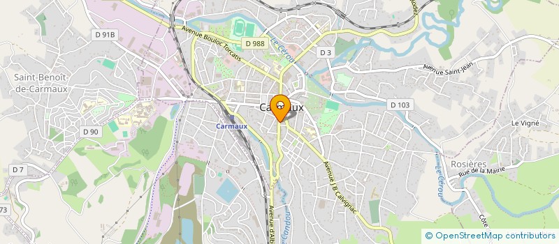 localisation de l'entreprise BASABA AFRICA  CARMAUX