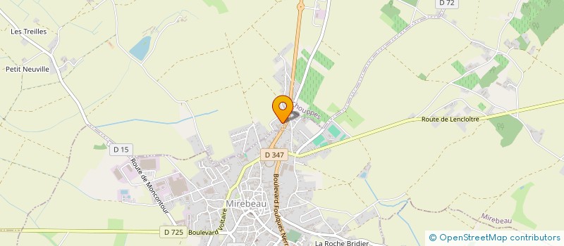 localisation de l'entreprise BASACLO  CHOUPPES