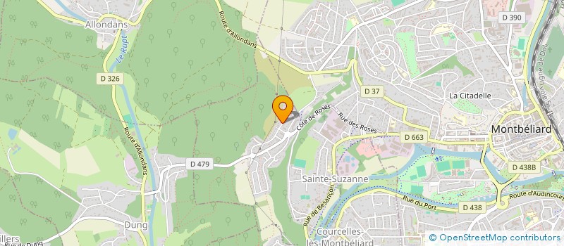 localisation de l'entreprise BASAK S.K.N  SAINTE-SUZANNE