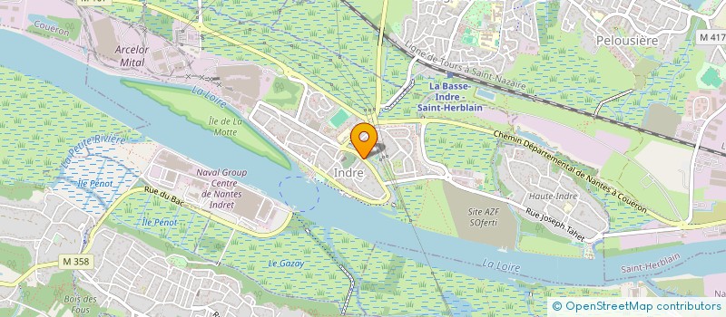 localisation de l'entreprise BASALT  INDRE