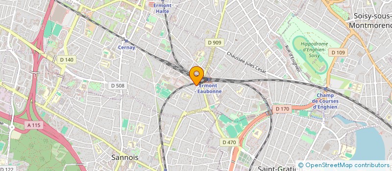 localisation de l'entreprise BASALT ARCHITECTURE  ERMONT