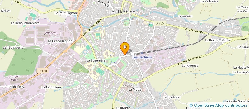 localisation de l'entreprise BASALTE AND CO à LES HERBIERS