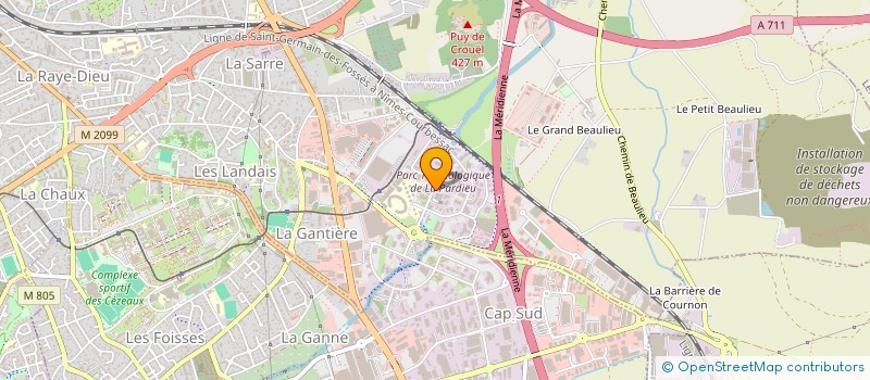 localisation de l'entreprise BASALTE IMMO  CLERMONT-FERRAND