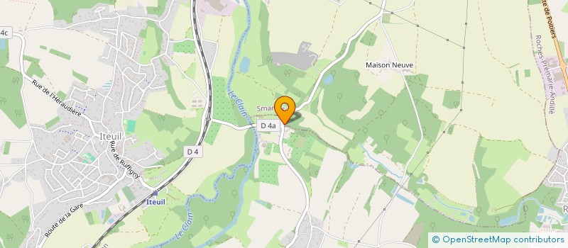 localisation de l'entreprise BASALTE INVEST  ROCHES-PREMARIE-ANDILLE