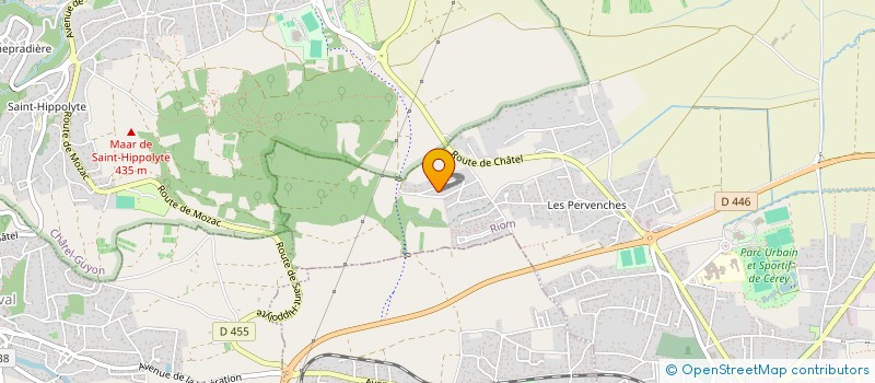 localisation de l'entreprise BASALTE PATRIMOINE  RIOM