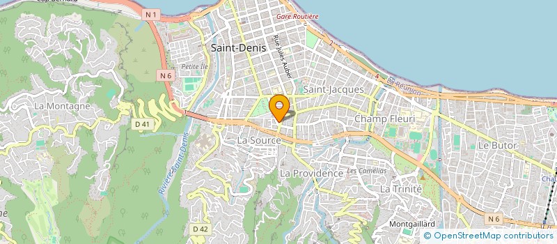 localisation de l'entreprise BASALTE PROMOTION IMMOBILIERE à SAINT-DENIS
