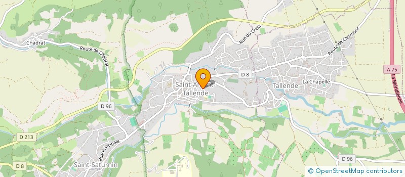 localisation de l'entreprise BASALTE STUDIO  SAINT-AMANT-TALLENDE