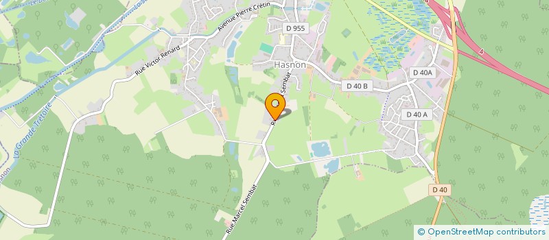 localisation de l'entreprise BASAR  HASNON