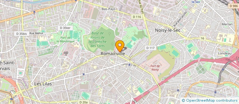 localisation de l'entreprise BASAZ à ROMAINVILLE