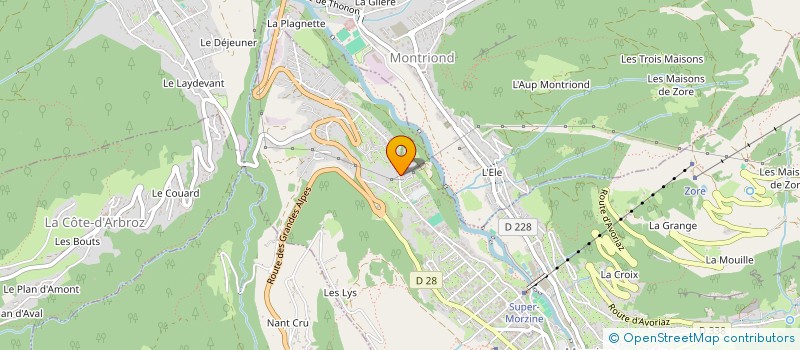 localisation de l'entreprise BASC à MORZINE