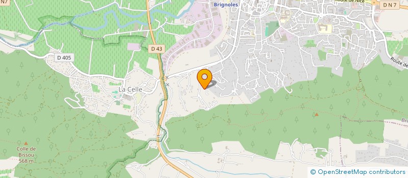 localisation de l'entreprise BASC  BRIGNOLES