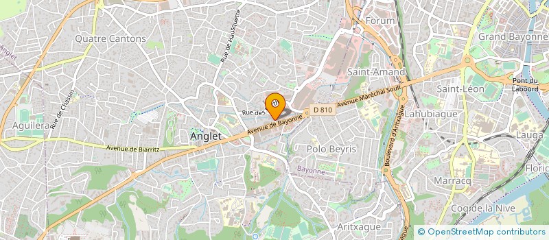 localisation de l'entreprise BASCA à ANGLET