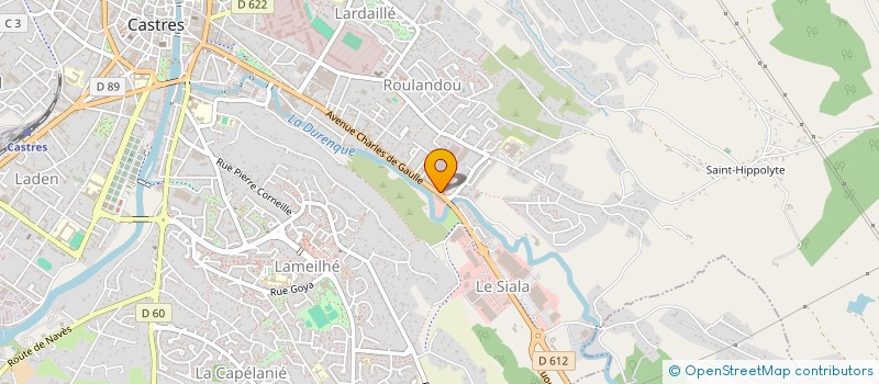 localisation de l'entreprise BASCAUD  CASTRES