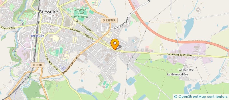 localisation de l'entreprise BASCHARD PATRICE ET MARTINAUD CHRISTIAN  BRESSUIRE