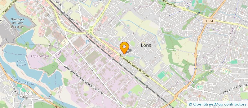 localisation de l'entreprise BASCO-BEARNAISE D'EXPERTISE ET D'AUDIT COMPTABLE  LONS