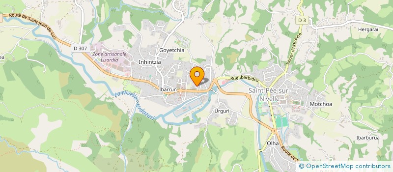 localisation de l'entreprise BASCO SPORTS ET LOISIRS  SAINT-PEE-SUR-NIVELLE