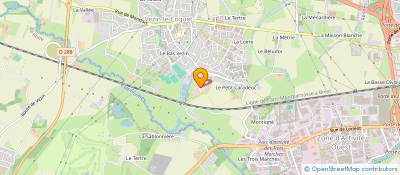 localisation de l'entreprise BASCULE  VEZIN-LE-COQUET