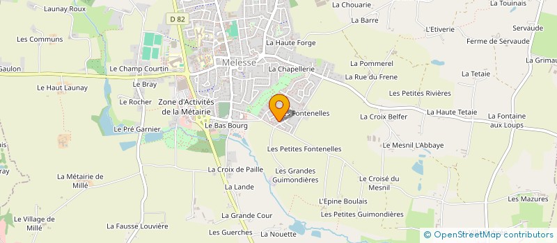 localisation de l'entreprise BASDUF'  MELESSE