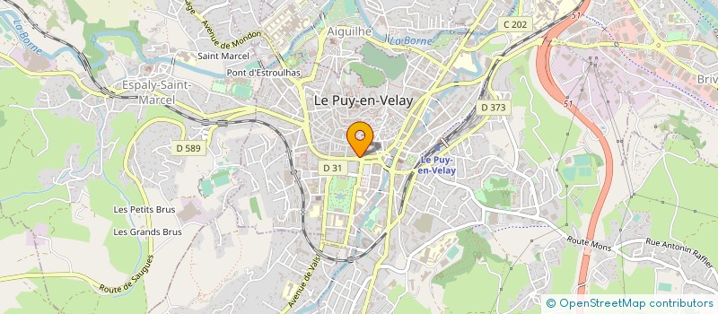 localisation de l'entreprise BASE BALL ET SOFT BALL VELLAVE à LE PUY-EN-VELAY