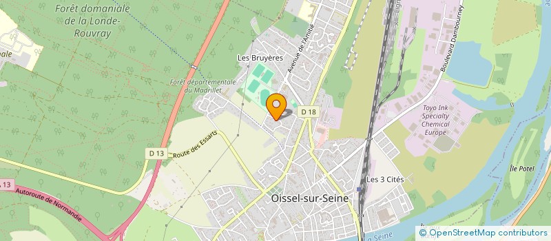 localisation de l'entreprise BASE CONSULTING  OISSEL