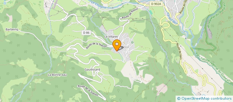 localisation de l'entreprise BASE DE LOISIR D EYGLIER  EYGLIERS