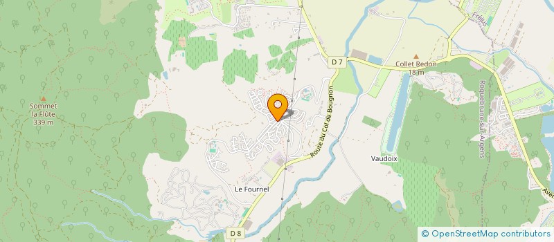 localisation de l'entreprise BASE DE LOISIRS DU MOUJIK à ROQUEBRUNE-SUR-ARGENS
