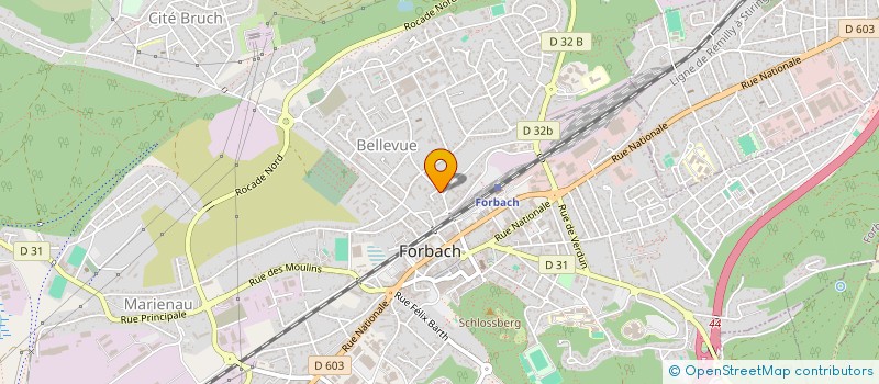 localisation de l'entreprise BASE PROTECT FRANCE  FORBACH