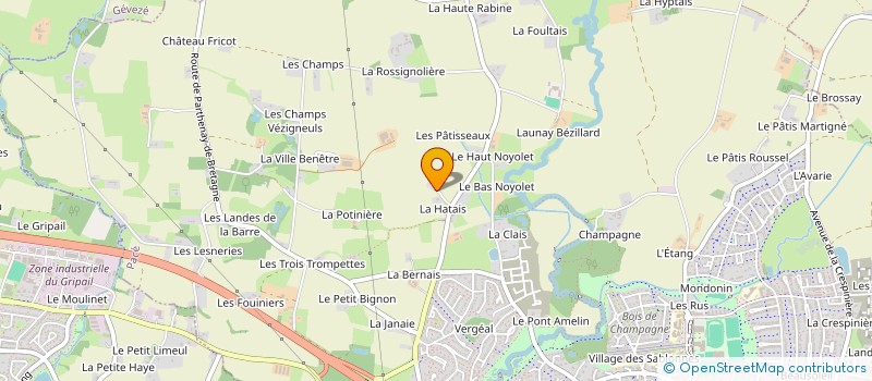 localisation de l'entreprise BASE VN  PACE