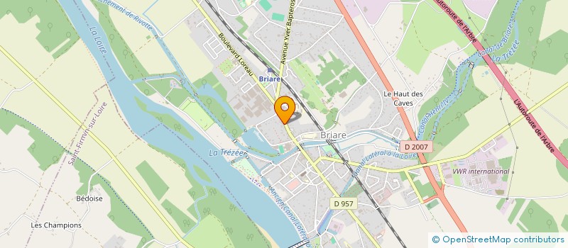 localisation de l'entreprise BASEAC à BRIARE