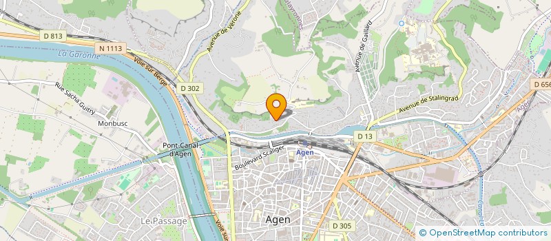 localisation de l'entreprise BASEBALL CLUB AGENAIS  AGEN