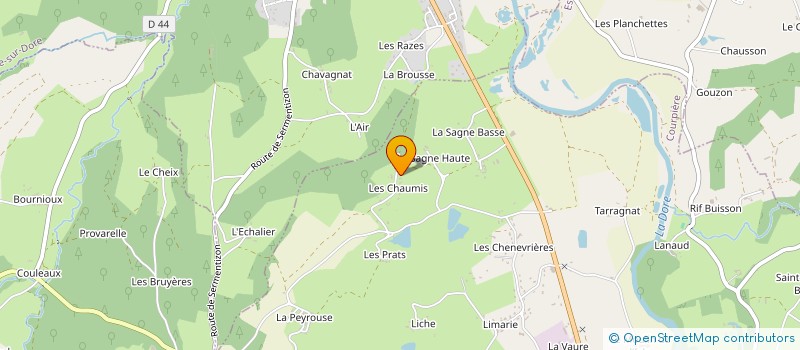 localisation de l'entreprise BASED CAR à COURPIERE