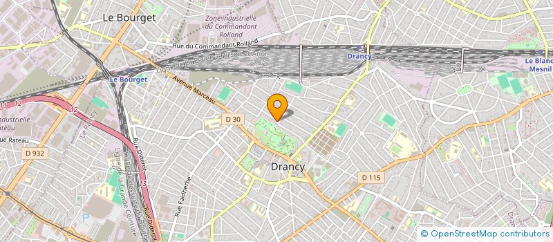 localisation de l'entreprise BASEF à DRANCY