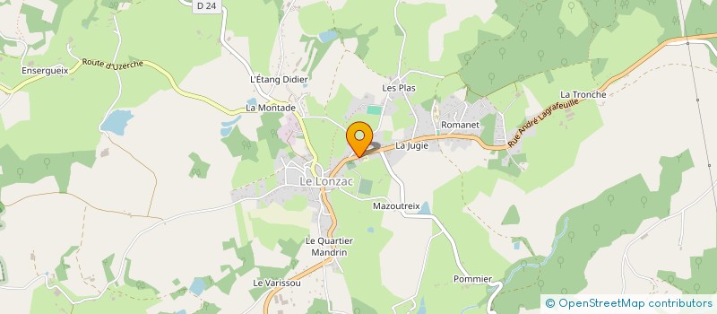 localisation de l'entreprise BASELI à LE LONZAC