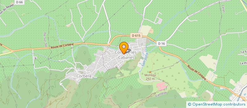 localisation de l'entreprise BASFAY  CORBERE-LES-CABANES